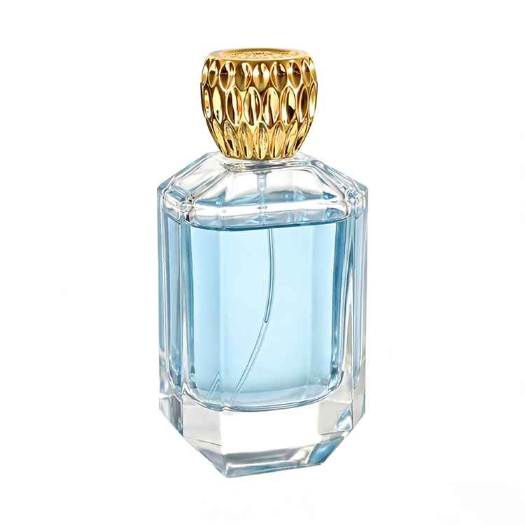 Luxury 30ml 50ml 100ml Glass Perfume Bottle with Custom Caps Premium Empty Fragrance Packaging