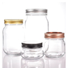 Wide Mouth Glass Mason Jar with Screw Cap 