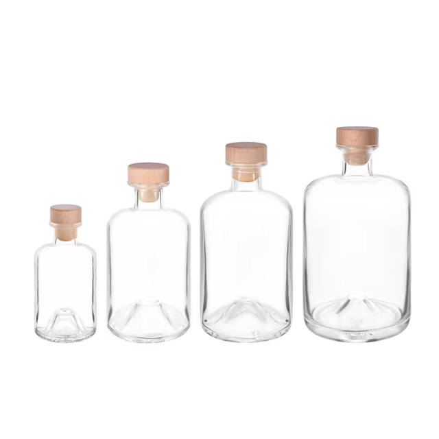 750ml Wholesale Glass Bottle with Cork
