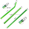 Reusable Drinking Straw Eco-Friendly Glass Straw for Bubble Tea Smoothies Bar Accessories Straw