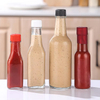 Hot sales Glass Small Bottle 90ml 250ml 150ml Woozy Bottles for Hot Sauce Glass