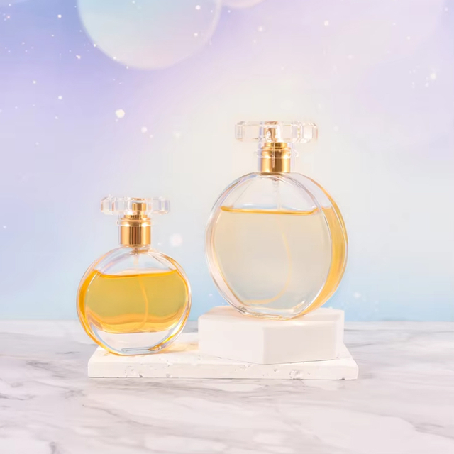 30 Ml 50 Ml 100 Ml Modern Oblate Screw Mouth Glass Perfume Bottles