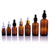 Luxury 5ml 10ml 15ml 20ml Amber Glass Dropper Bottles with Pipette