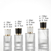 Custom Vertical Stripe Perfume Bottle 30ml 50ml 100ml Round Empty Luxury Parfum Atomizer Packaging 
