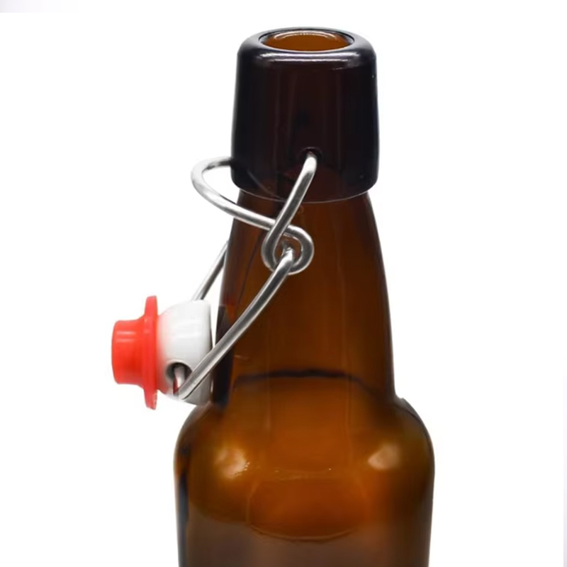 Wholesale Empty Brown 330ml 500ml 1000ml Beer Flip Top Bottle