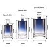 New Design 30ml 50ml 100ml Perfume Bottle with Gradual Color