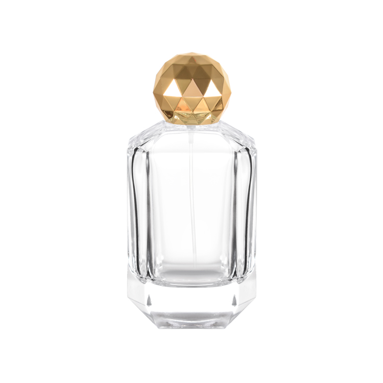 Luxury 30ml 50ml 100ml Glass Perfume Bottle with Custom Caps Premium Empty Fragrance Packaging