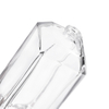 Luxury Faceted Glass Perfume Bottle with Metal Cap Thick Base Premium Fragrance Packaging