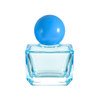 Luxury Square Glass Perfume Bottle with Ball Cap 100ml 30ml 50ml Custom Color Fragrance Packaging