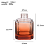 Home Aromatherapy Reed Diffuser Square Glass Bottle with Wood Cap Room Scent Decor Gift