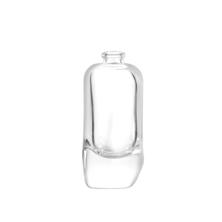 Luxury Curved Glass Perfume Bottle with Cap High-End Empty Fragrance Packaging for Custom Perfume Brand