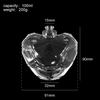Heart-Shaped Faceted Glass Perfume Bottle Luxury Custom Fragrance Packaging