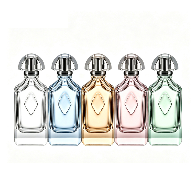 Luxury Clear Glass Perfume Bottle Manufacturer Custom Empty Perfume Bottles Wholesale 100ml