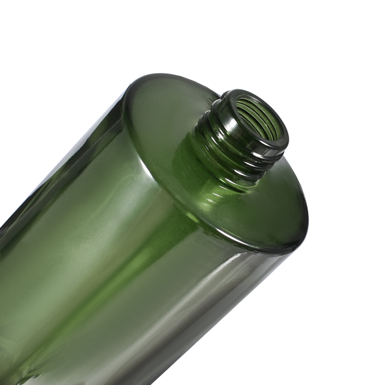 Premium Green Square Glass Reed Diffuser Bottle with Black Cap Custom Aromatherapy Diffuser Bottle for Home Fragrance