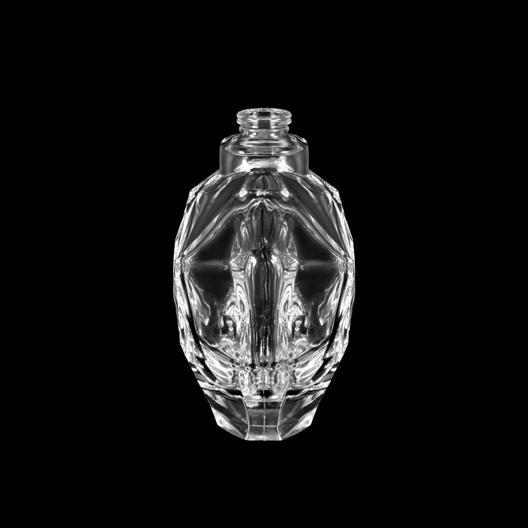 Heart-Shaped Faceted Glass Perfume Bottle Luxury Custom Fragrance Packaging