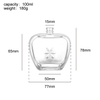 Custom Glass Perfume Bottle with Crystal Cap Wholesale Fragrance Bottle Manufacturer